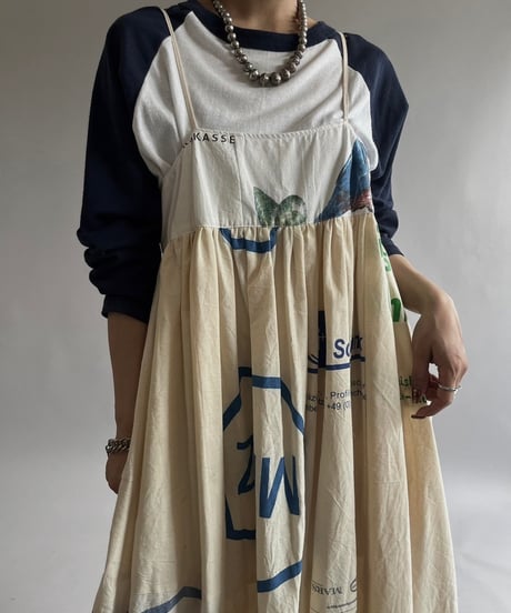 【RE;CIRCLE】RE Eco-Friendly Bag Camisole Long One-piece / 240905-016