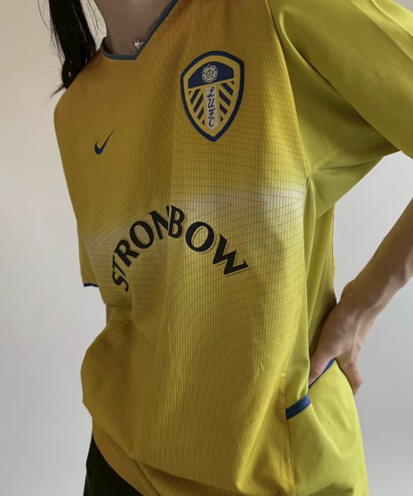 【USED】 Nike 02~03's Leeds United KEWELL Soccer Shirt/ 250607-038