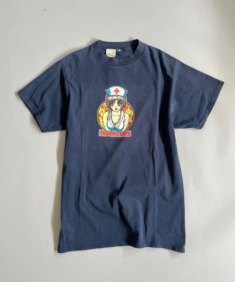 USED 】Made in USA HOOK-UPS T-Shirt /240429-113