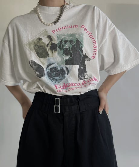 【USED】 Short Sleeved Dog T-shirt / 220625-007