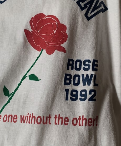 【USED】 S/S T-shirt MICHIGAN ROSE BOWL/210801-051