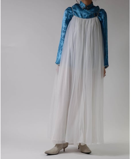 【USED】 See-through Camisole Dress  ① / 220324-007