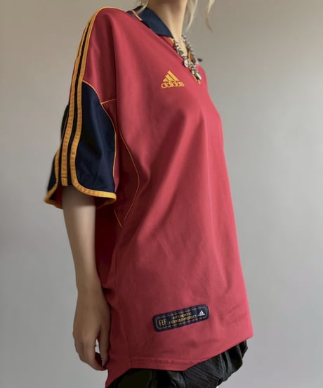 【USED】 00's adidas Spain Soccer Shirt / 260530-020