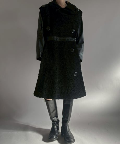 【USED】 Design Leather Coat / 260131-009