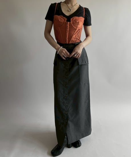 【USED】 Lace Pattern Camisole Top   /250426-017