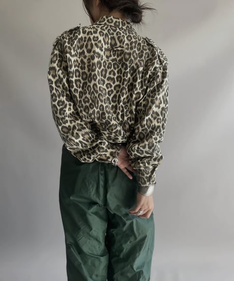 【USED】 VERTIGO Leopard Patterned Short Jacket/ 231125-007