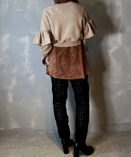 【RE;CIRCLE】 Frill Cashmere  Knit / 201125-026