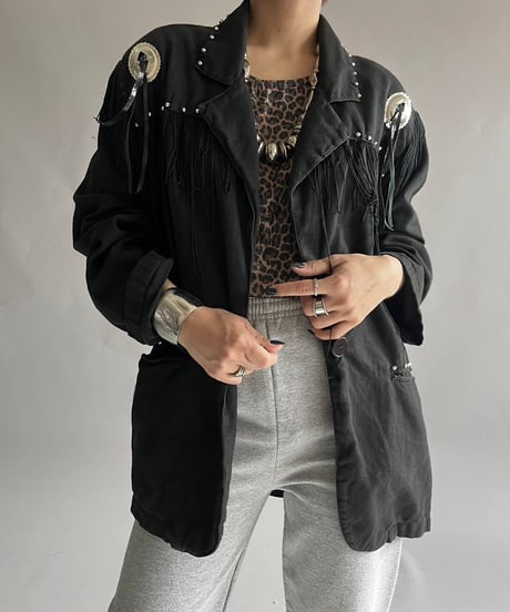 【USED】  Fringe Jacket /241214-002