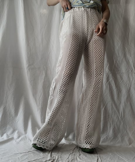 【RE;CIRCLE】 RE Crochet Pants① / 210630-010