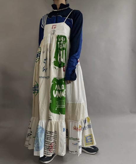【RE;CIRCLE】RE Eco-Friendly Bag Camisole Long One-piece / 230327-001