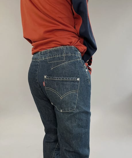 【USED 】Levi's Patterned Denim Pants/ 240316-010