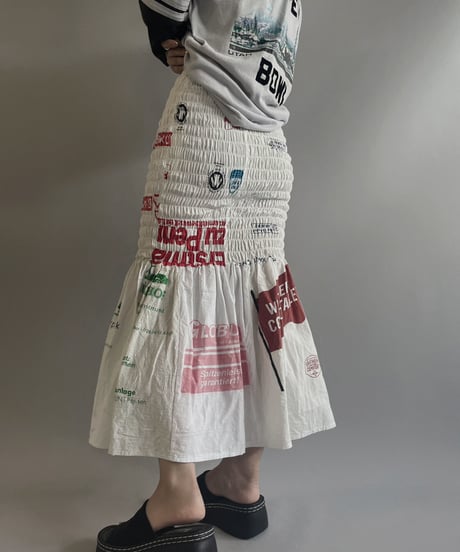 【RE;CIRCLE】RE Eco-Friendly Bag Shirring Skirt/ 230727-012
