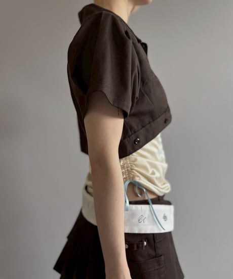 【Chinatsu Aoyama】 RE Makers Shirt Brown / 260702-030