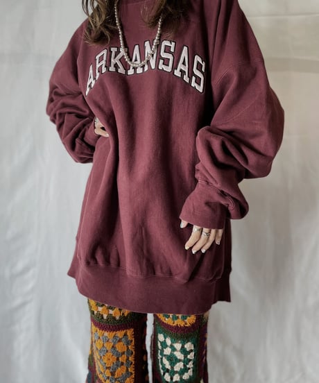 【USED】  Champion Reverse Weave Sweat ARKANSAS/210902-021