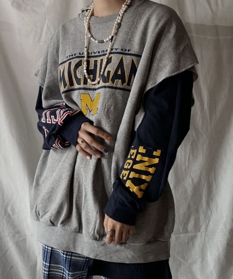 【RE;CIRCLE】 RE No-sleeve Sweat④/210414-029