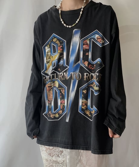 【USED】 S/S T-shirt ACDC/210801-057