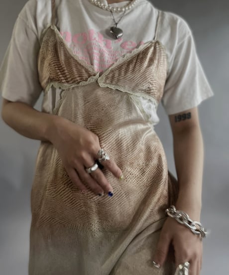 【USED 】Patterned Camisole One-Piece /240505-013