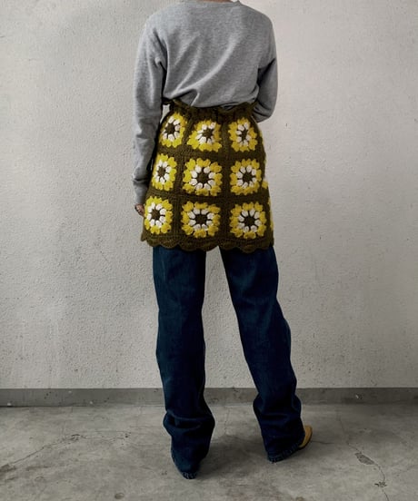 【RE;CIRCLE】 Granny Knit Mini Skirt ① /210125-002