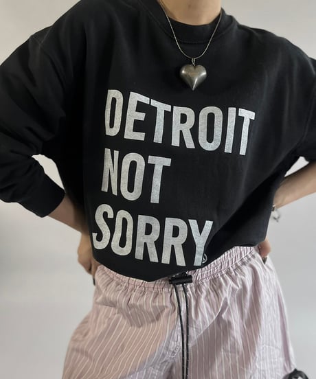 【USED】DETROIT NOT SORRY L/S Sweat Top /241109-023
