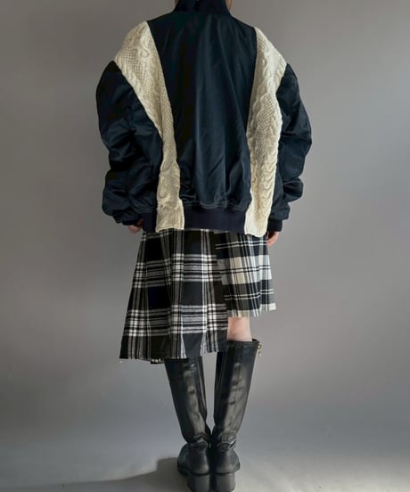 【RE;CIRCLE】 RE Kilt Long Skirt / 251204-008