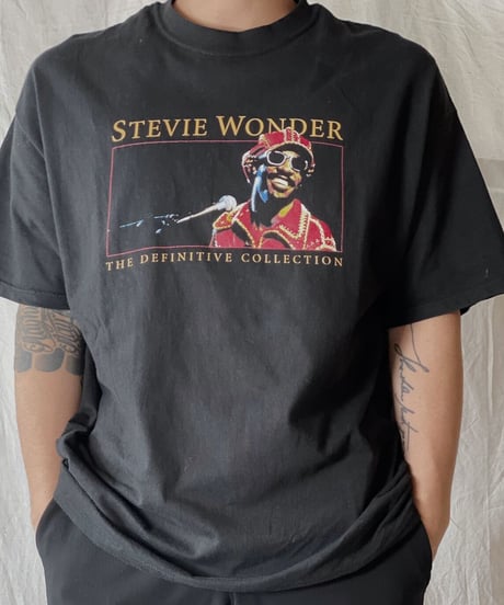 【USED】 S/S T-shirt STEVIE WONDER/210526-025