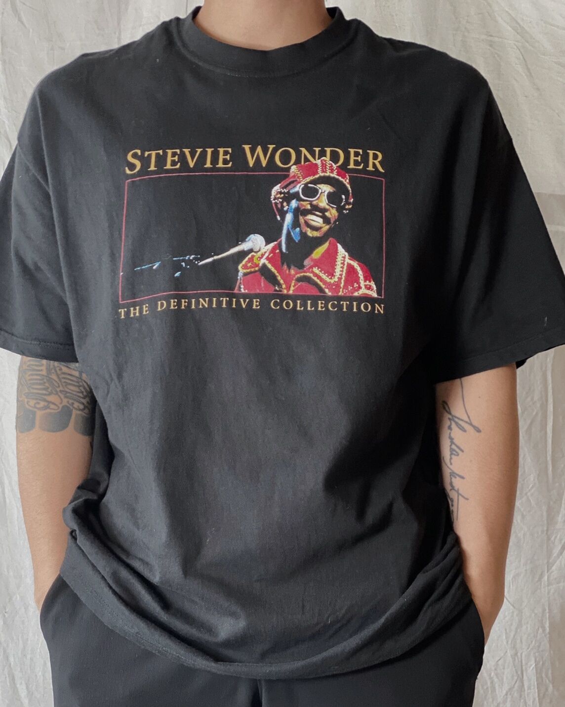 USED】 S/S T-shirt STEVIE WONDER/210526-025 | T
