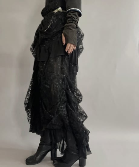 【USED】  Kuroneko Long Skirt  / 221126-005