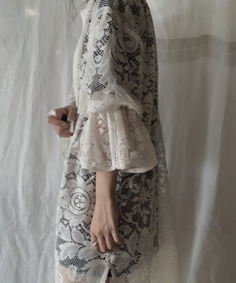 【RE;CIRCLE】 RE Front Open Lace One-piece/210714-014