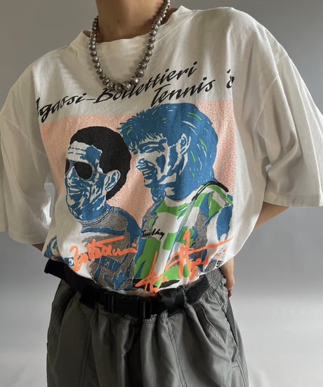 【USED】 90'S Tennis T-Shirt /240824-025