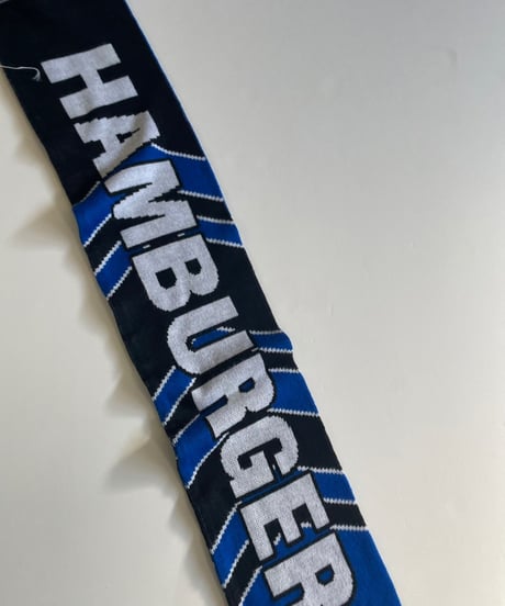 【USED】 Knit Soccer Muffler Blue × Black / 230206-012