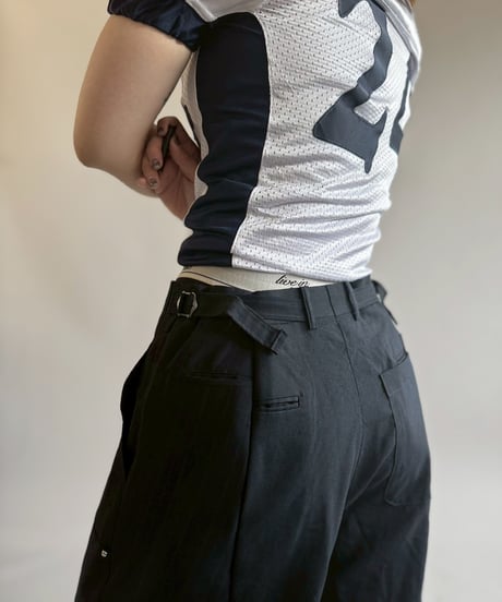 【RE;CIRCLE】 Re Suit Double Knee Shorts / 250612-005