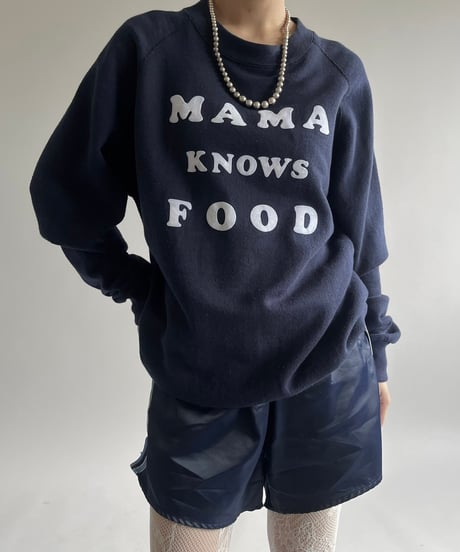 【USED】 Made in USA 90's Santee MAMA Sweat /250215-005