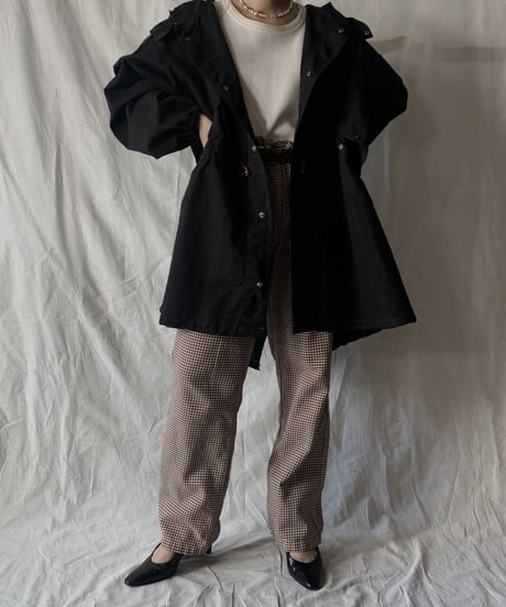 【USED】 Dyed Black US Snow Hoodie  /201020-019