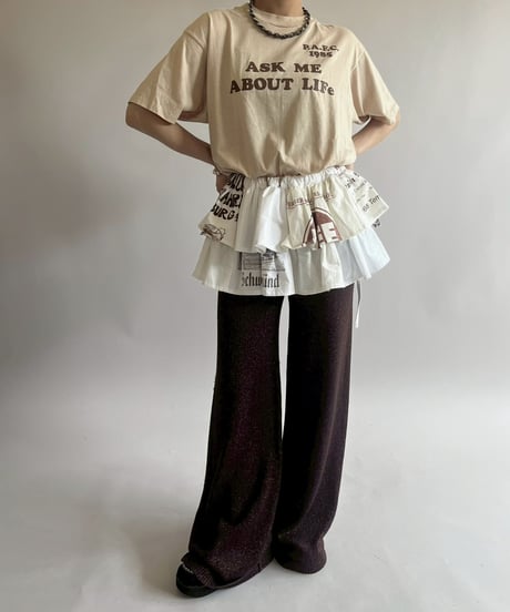 【RE;CIRCLE】 Re Eco Bag Maki Skirt /  250417-014