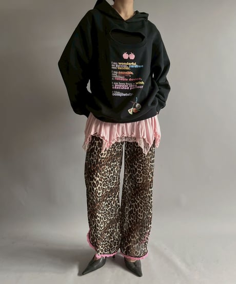 【USED】 Leopard Sheer Pants / 251122-002
