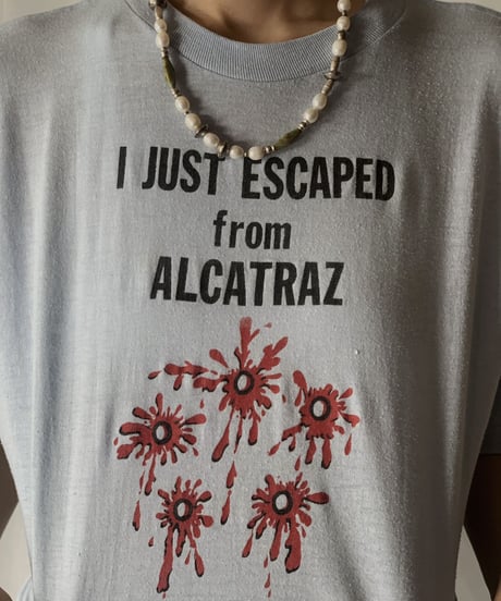 【USED】 S/S T-shirt "I Just Escaped"/210801-042