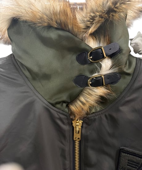 【RE;CIRCLE】  RE MA-1 Fur Collar Short Jacket/ 251120-002