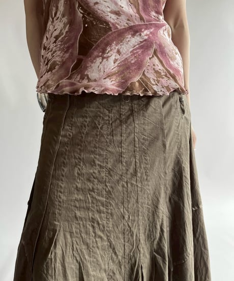 【USED】 Design Flare Skirt  / 250726-025