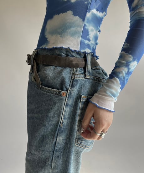 【USED】 Levi's Lame Cut Off Denim Shorts /250201-003
