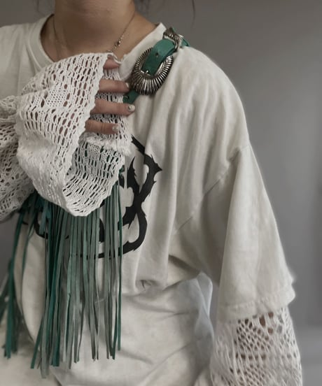 【USED】 Leather Fringe Belt / 230304-006