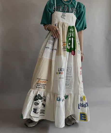 【RE;CIRCLE】RE Eco-Friendly Bag Camisole Long One-piece / 230525-010