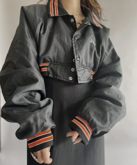 【RE;CIRCLE】 RE Nylon Short Jacket Black / 230309-001