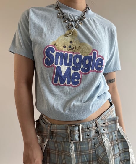 【USED】 Made in USA 80's Snuggle Me T-Shirt /250510-094