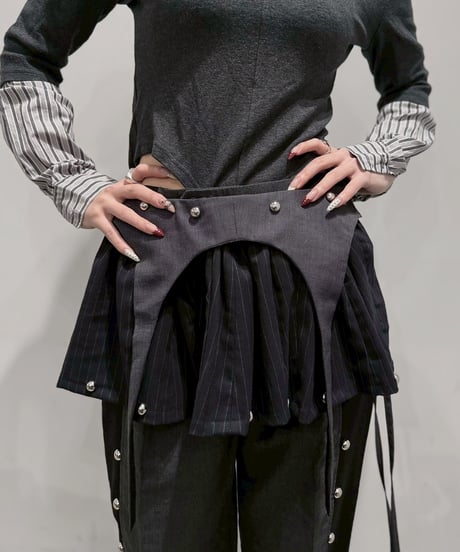 【RE;CIRCLE】 RE Suit Skirt/ 260219-026