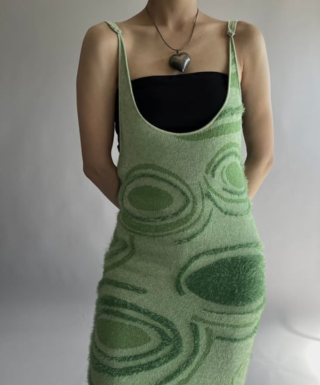 【USED】 House of Sunny Patterned  Camisole Long One-Piece/241019-005