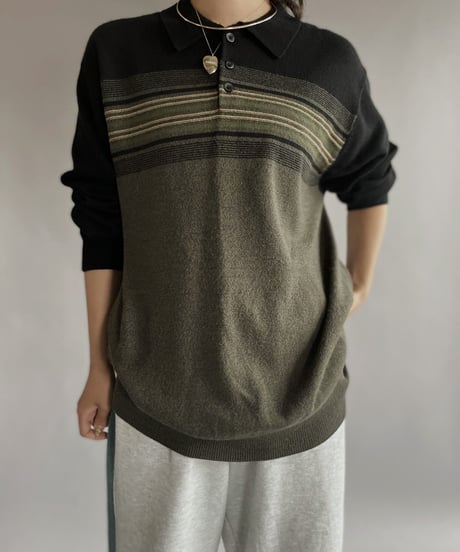 【USED】 Polo Knit / 220903-017