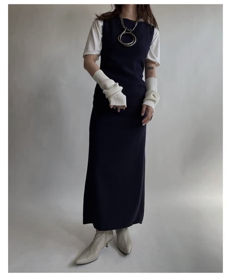 【USED】 Wool Mix N/S One-piece / 220409-028