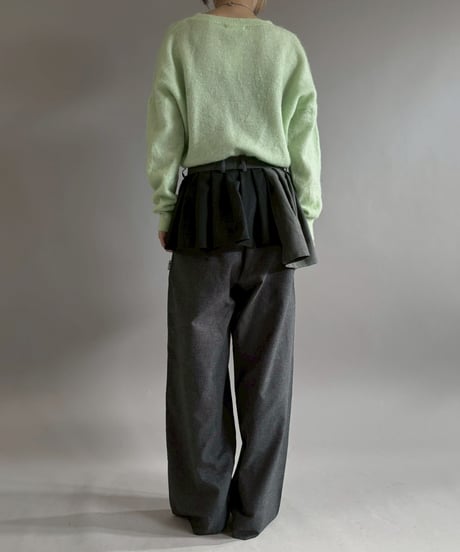 【RE;CIRCLE】 RE Suit Wrap Skirt Mini / 260129-003