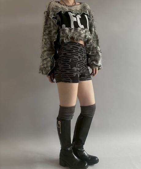 【RE;CIRCLE】 RE Mellow Mohair Knit Top/  251023-035
