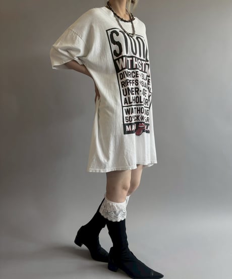 【USED】 Made in USA Damage Rolling Stone T-Shirt / 260523-025